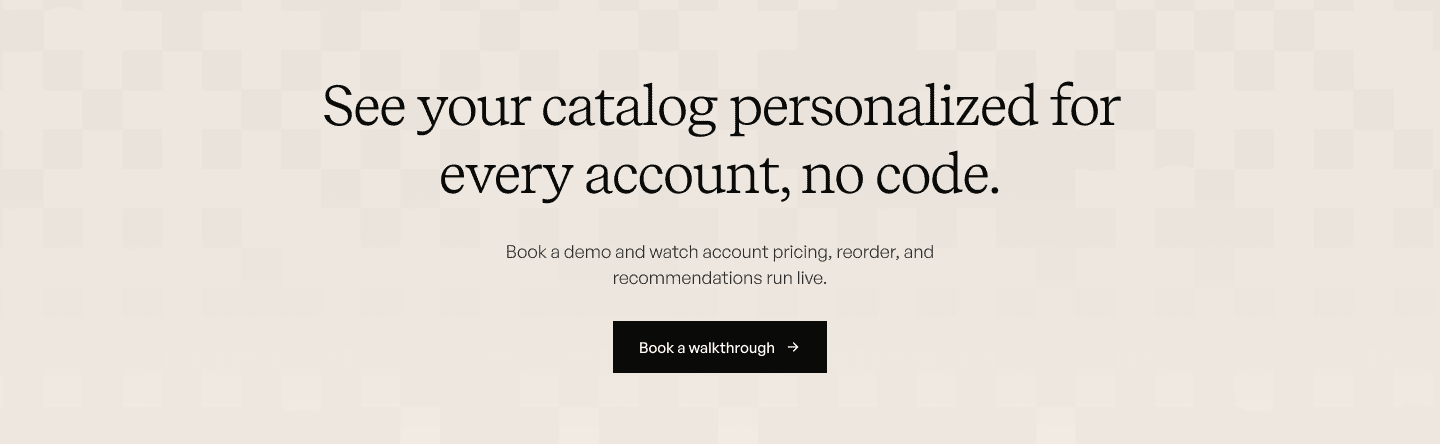 demo b2b website personalization