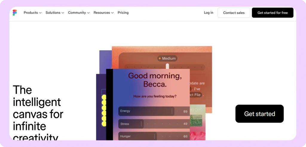 Figma webpage