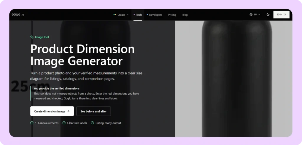 Goglo.ai Webpage