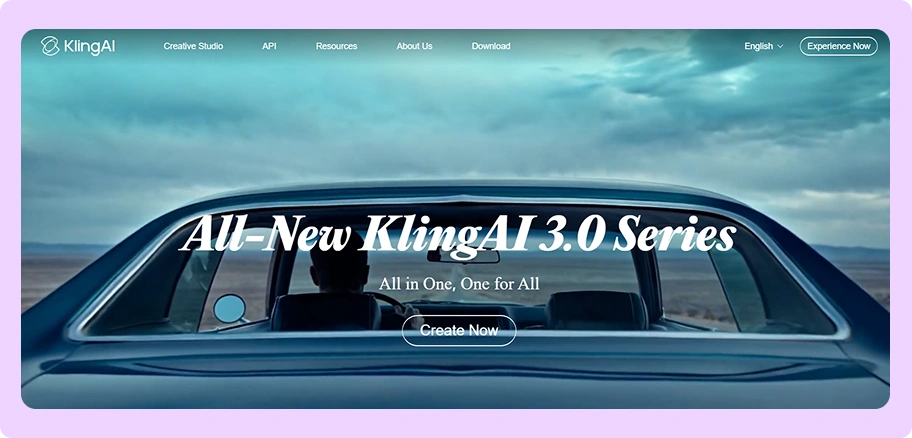 KlingAI Homepage