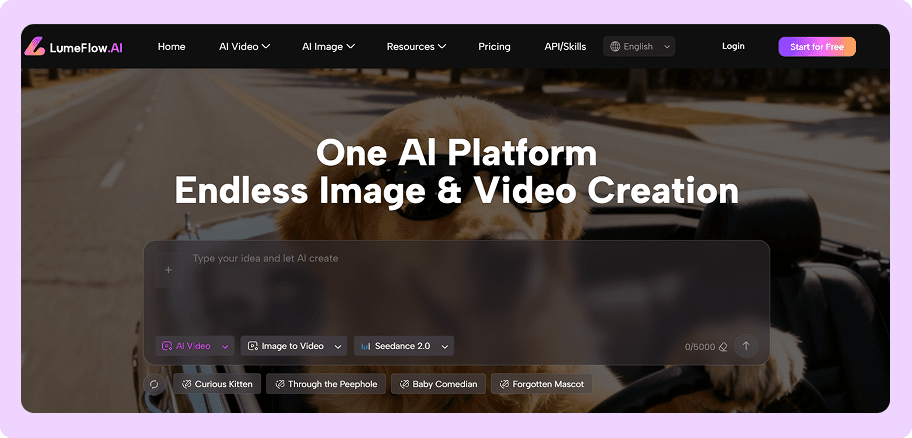 LumeFlow.AI Homepage