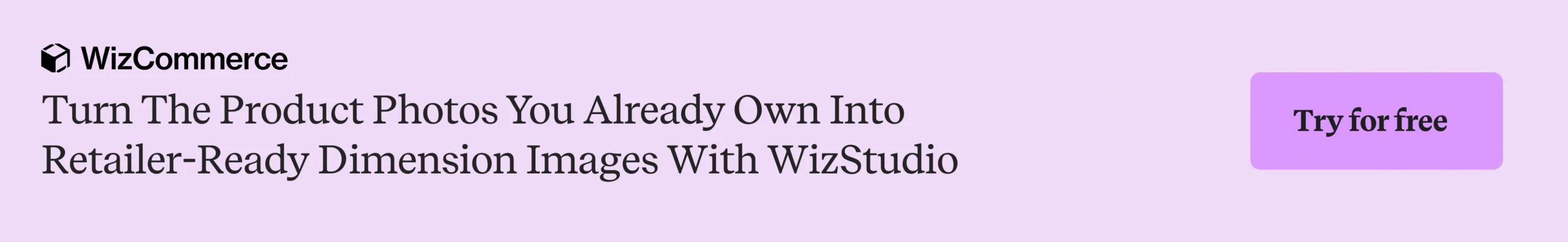 WizStudio turns product photos you already own into retailer-ready dimension images
