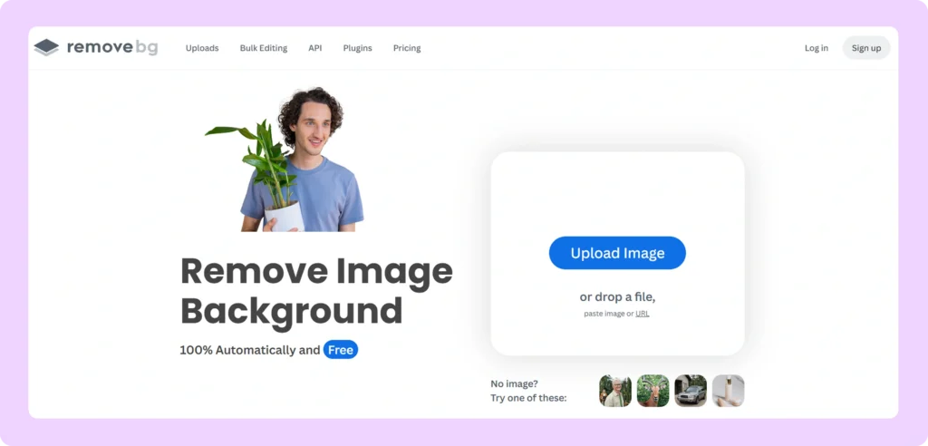 removebg homepage