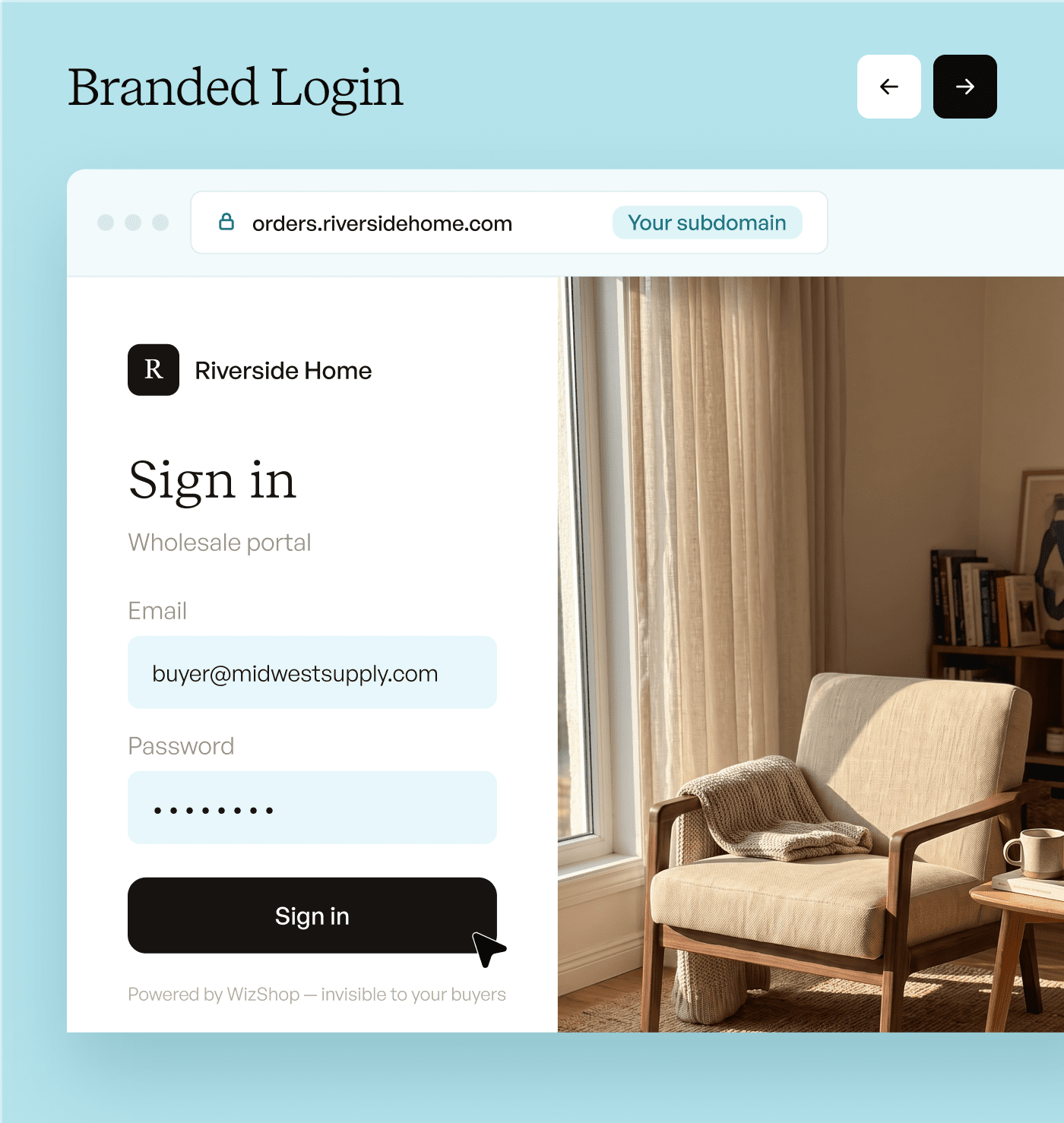 Branded Login